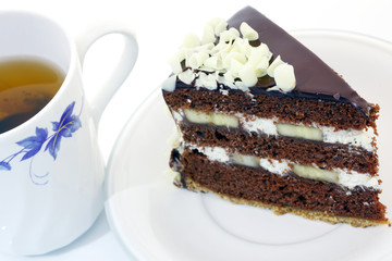 Banana chocolate cake