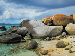 Fototapeta premium The famous Baths on Virgin Gorda,BVI
