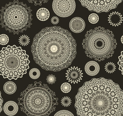 Materiał do szycia Vintage seamless background