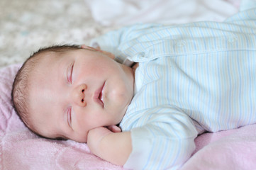 sleeping newborn