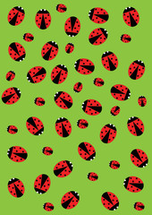 Ladybugs background