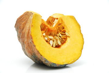 pumpkin on white background