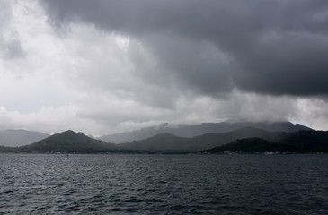 cluods sea land philippines lanscape