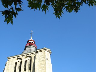 The tower of the Matthius church in Maastricht