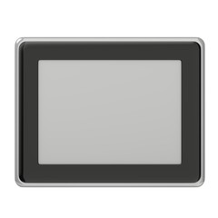 3d render of digital frame