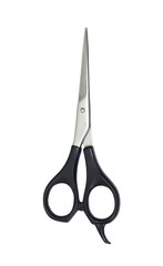 Professional Haircutting Scissors. Studio isolation on white.