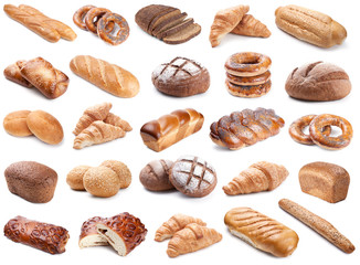 Collection of fresh backery photos