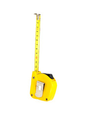 Tape measure isolated on white