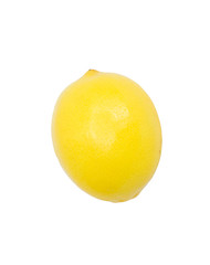 Lemon on a white background