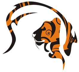 Bengal tiger symbol