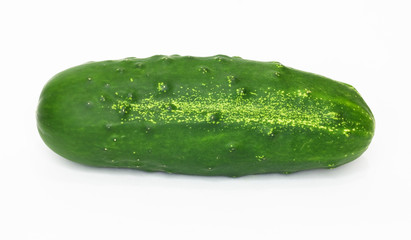 Cucumber isolated on white background.