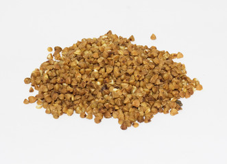 buckwheat on isolated background