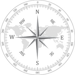 Black compass © Vasilius