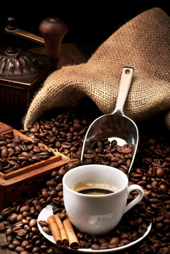Fototapeta caffè nero