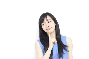 Fototapeta premium 考える女性