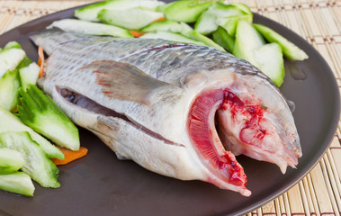 Fresh fish.