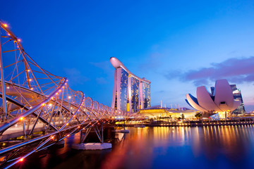 Skyline van Singapore