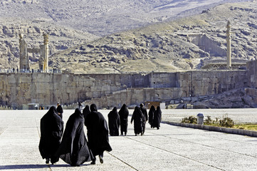 entrance of Persepolis in Shiraz, Iran