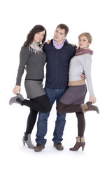 Obraz premium Young people team
