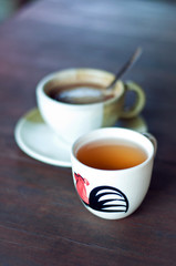 a cup of coffee