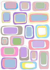 Hintergrund, Muster, 1950, Karte, Geschenkpapier