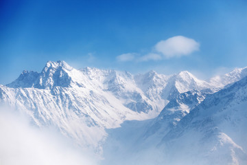 Fototapeta na wymiar szczyt Alp