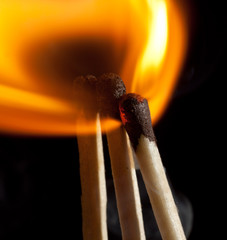 Matches on fire © martinez80