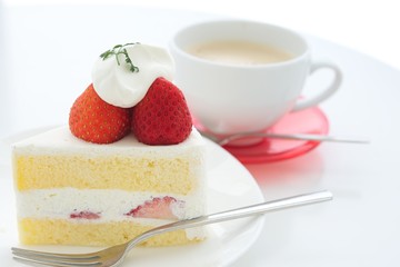 ケーキとコーヒー