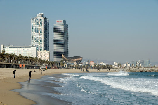 plage barcelone