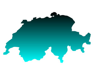 Karte der Schweiz