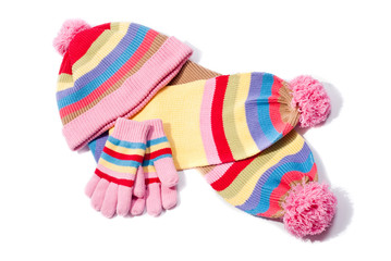 Hat, scarf and gloves