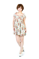 Naklejka premium Beautiful young woman