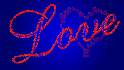 Naklejka premium Love