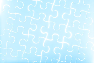 Puzzle in blue
