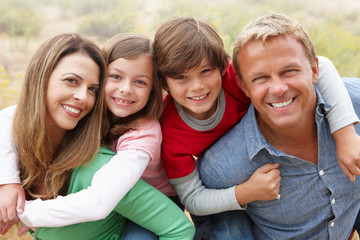 Family outdoors