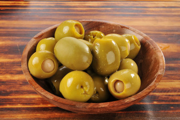 Stuffed green olives