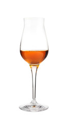 glass of brandy or whisky