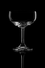 wine glass isolated