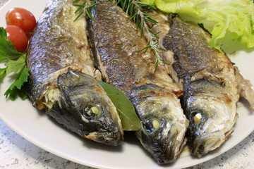 delicious roasted trout