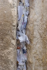 Zettel in der Westmauer