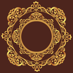 Golden Circle Ornament