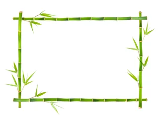 Photo sur Plexiglas Bambou Cadre en bambou