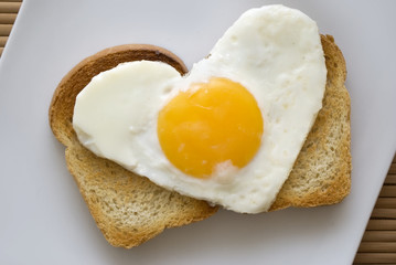 eggs on bread