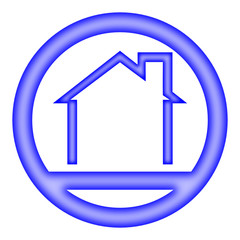 Logo - a house with a gable roof - Illustration