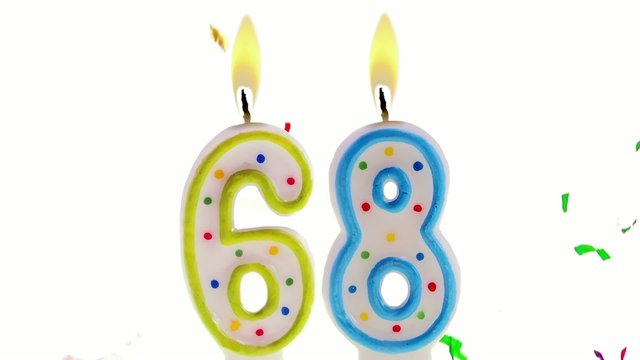 celebration number candles