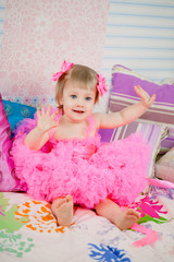 Fototapeta premium Cute girl