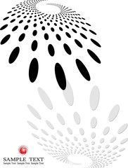 background composition, Web template (halftone)