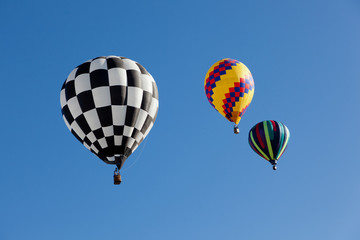 Fototapeta na wymiar Hot Air balloons on sunny day