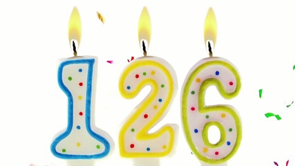 celebration number candles