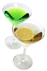 Drink and lemon